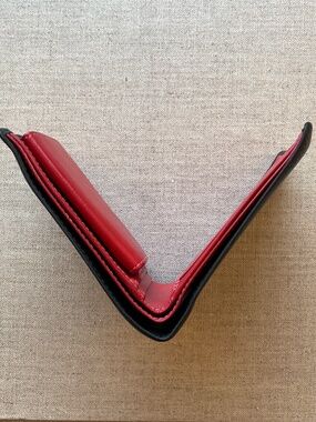 Ettinger - Sterling Billfold Wallet, 3C/C & Coin Pouch (Black/Red)
